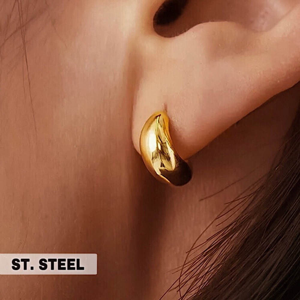 ⚜️𝟯𝟬%𝗢𝗙𝗙 𝗯𝘂𝗻𝗱𝗹𝗲𝘀 𝟯+⚜️ NEW Sleek Stainless Steel Wrap Earrings